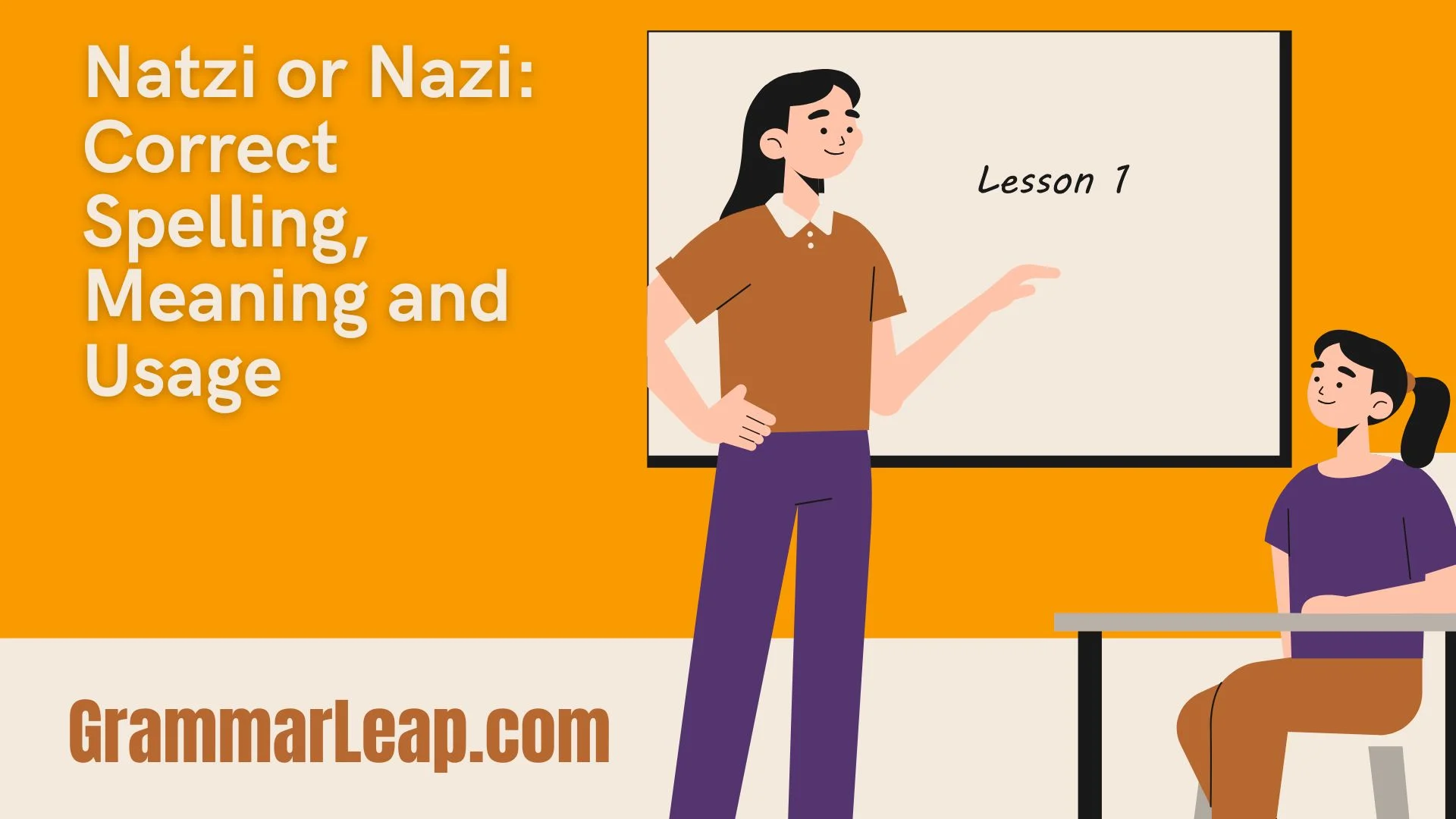 Natzi or Nazi: Correct Spelling, Meaning and Usage