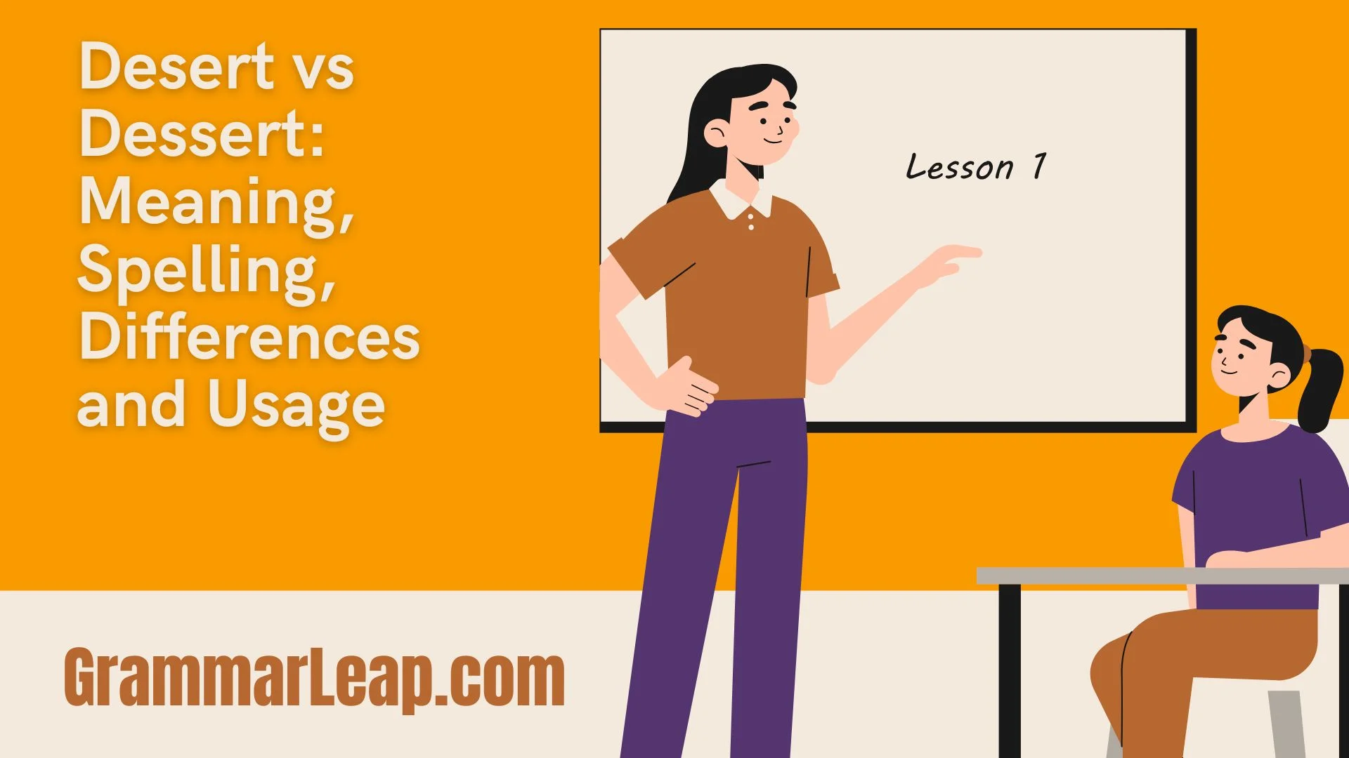 Desert vs Dessert: Meaning, Spelling, Differences and Usage