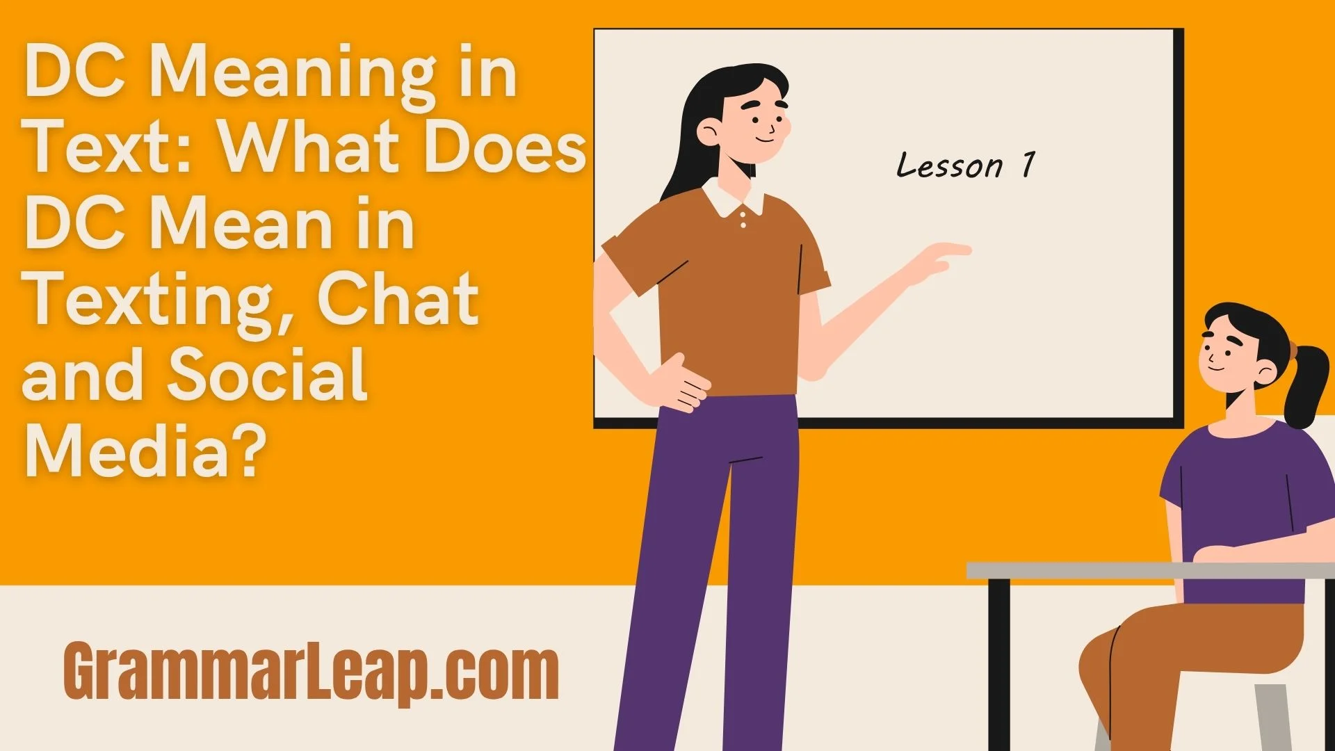 DC Meaning in Text: What Does DC Mean in Texting, Chat and Social Media?